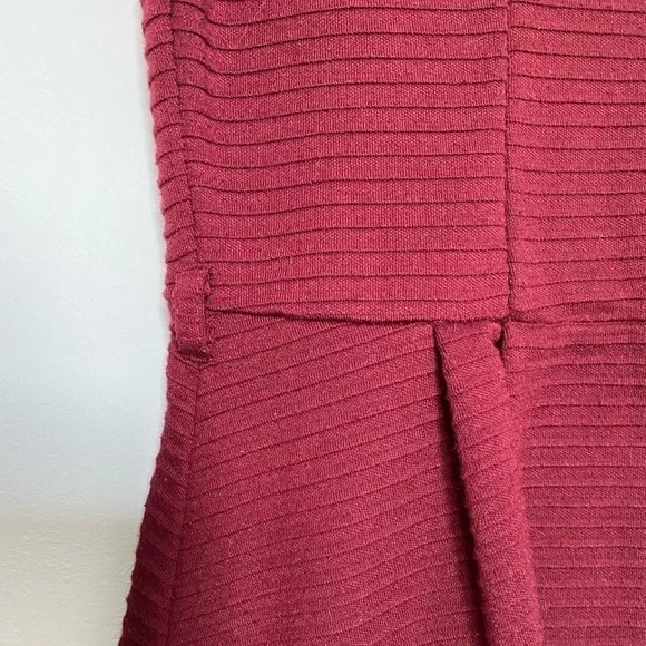 F21 Red Ribbed Dress - Picture 4 of 9